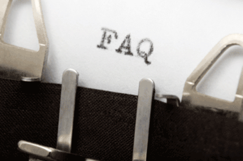 Image of FAQ Typed On Paper